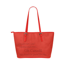 Rustic Canada Flag Tote Bag